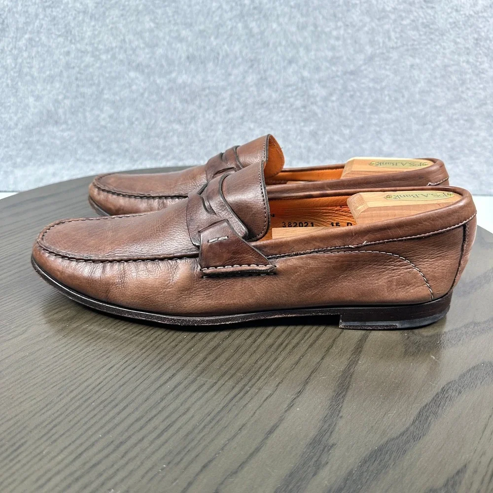 Santoni penny loafers